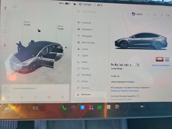 2026 TESLA MODEL 3 — ODOM