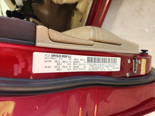 2014 JEEP CHEROKEE Overland — VINS