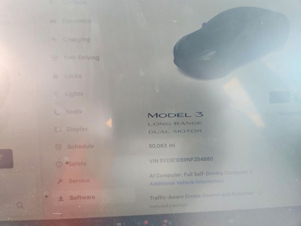 2022 TESLA MODEL 3 — ODOM