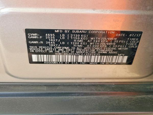 2018 SUBARU OUTBACK Limited+M/R+ES+NAVI