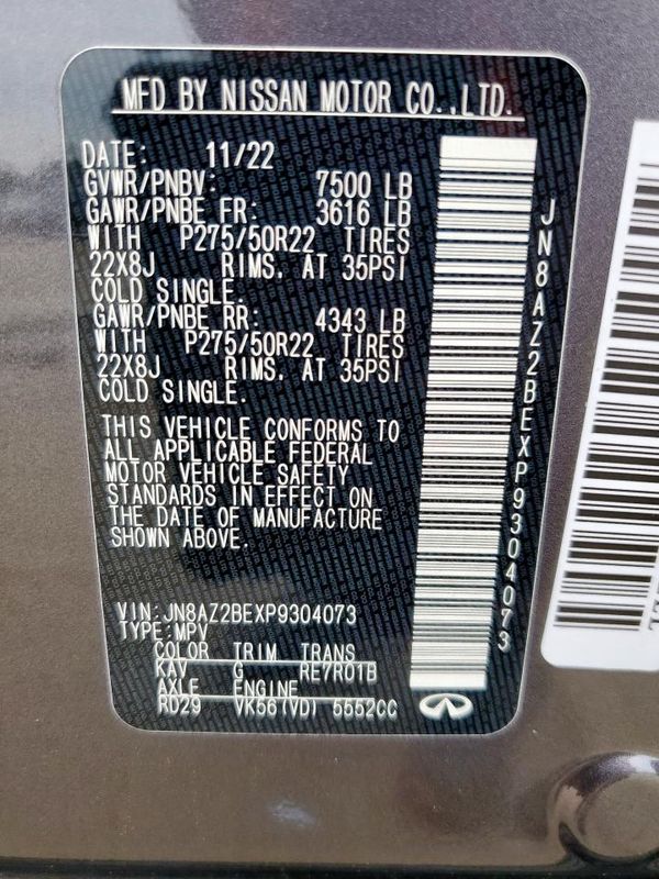 2023 INFINITI QX80