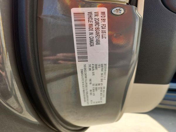 2022 CHRYSLER PACIFICA Touring L — VINS