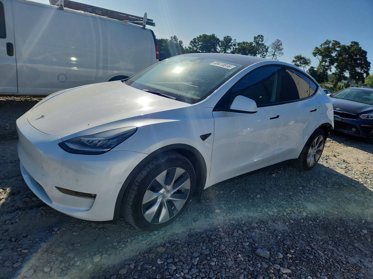 2021 TESLA MODEL Y — Front 3/4