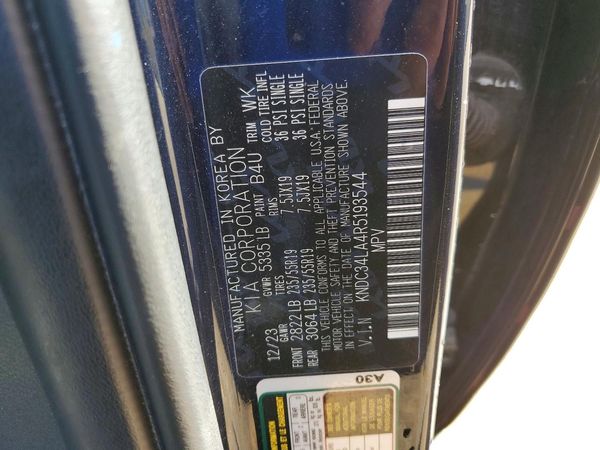 2024 KIA EV6 Light, Wind — VINS