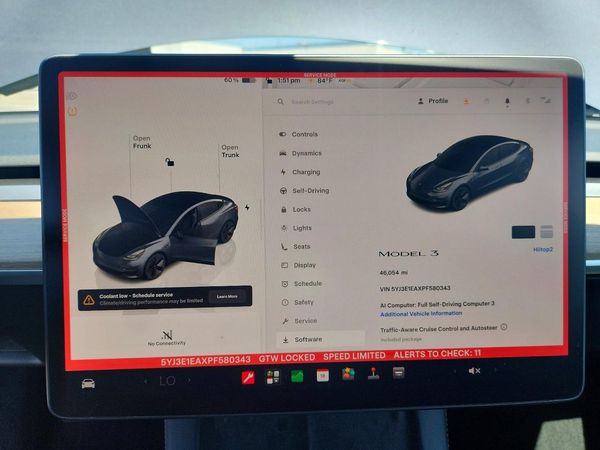 2023 TESLA MODEL 3 — ODOM