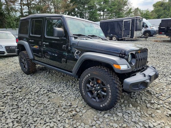 2022 JEEP WRANGLER UNLIMITED — Passenger 3/4