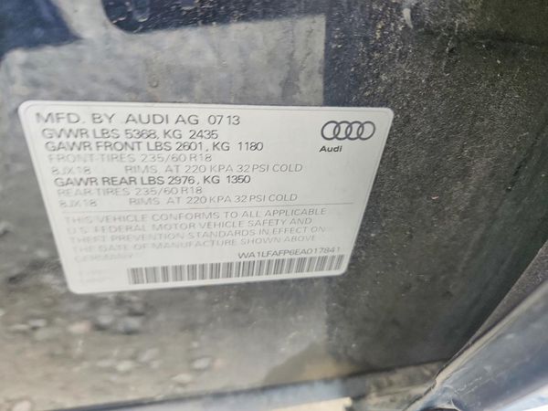 2014 AUDI Q5 Premium Plus — VINS