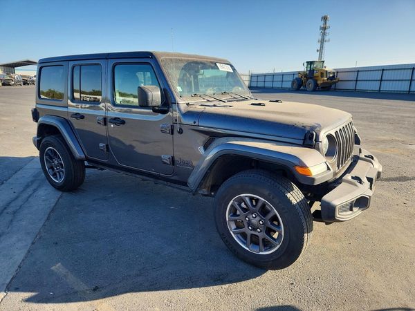 2021 JEEP WRANGLER UNLIMITED — Passenger 3/4