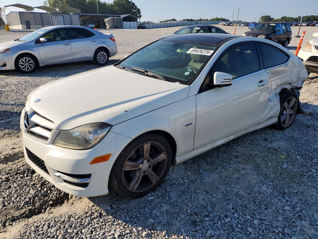 2012 MERCEDES-BENZ C — Front 3/4
