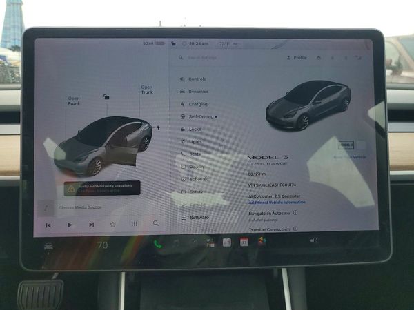 2017 TESLA MODEL 3 — ODOM