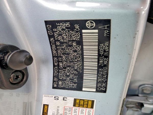 2012 TOYOTA PRIUS
