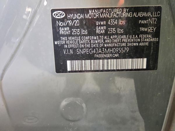 2021 HYUNDAI SONATA SE — VINS