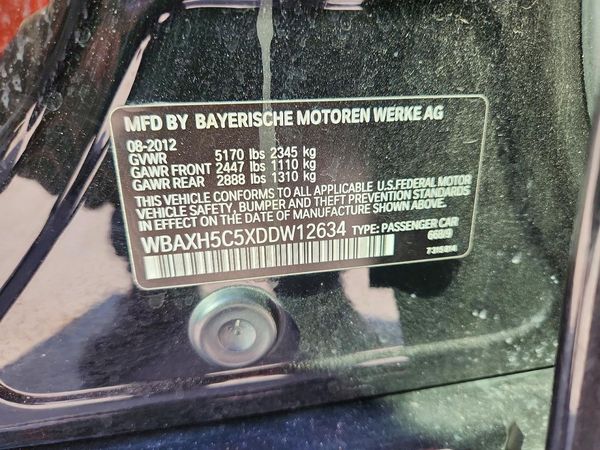 2013 BMW 528 — VINS