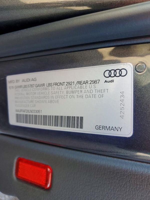 2020 AUDI S6 — VINS