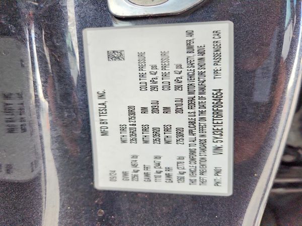 2024 TESLA MODEL 3 — VINS