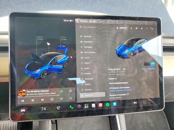 2019 TESLA MODEL 3 — ODOM