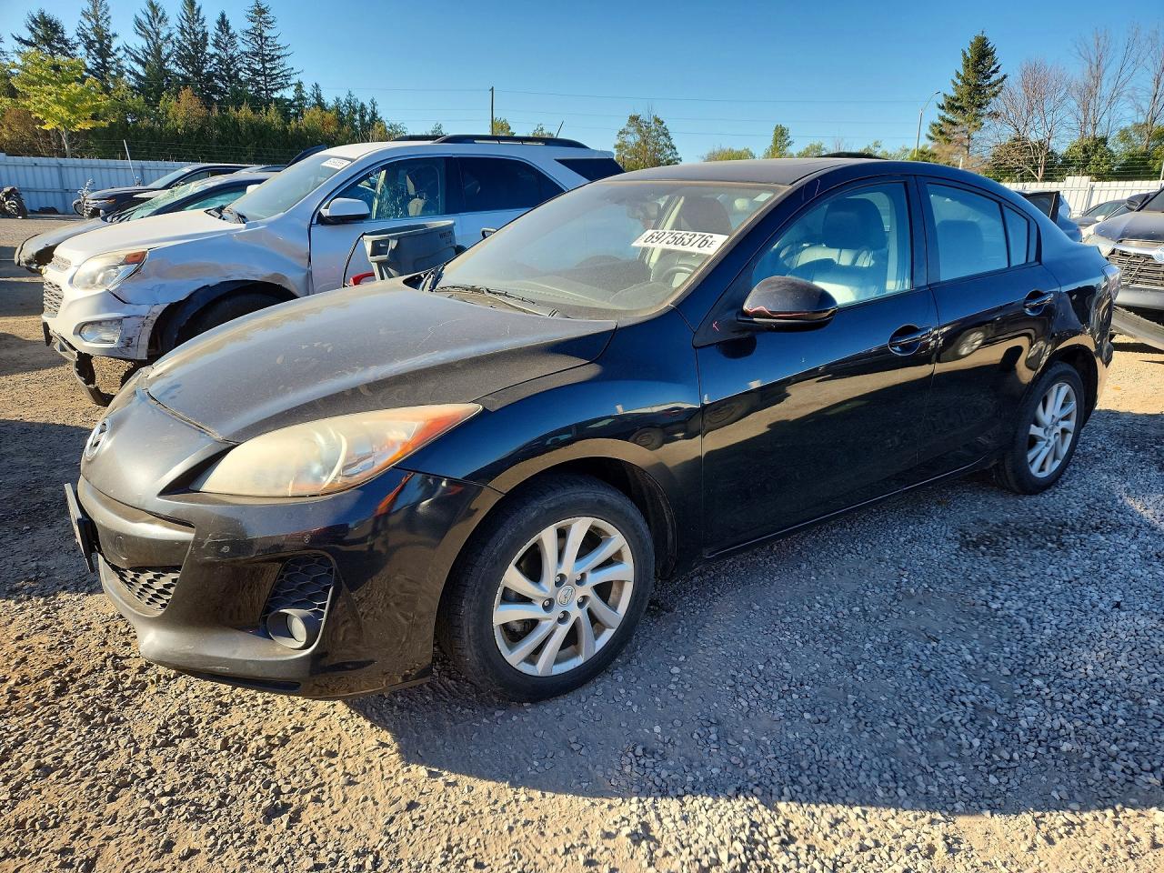 2012 MAZDA 3 Touring/GS — Front 3/4