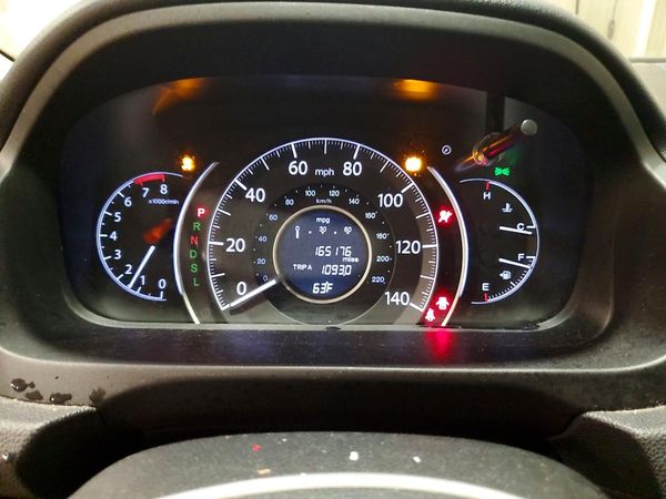 2016 HONDA CRV EX-L — ODOM