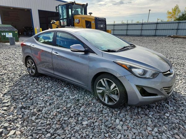 2014 HYUNDAI ELANTRA GLS (Middle) — Passenger 3/4