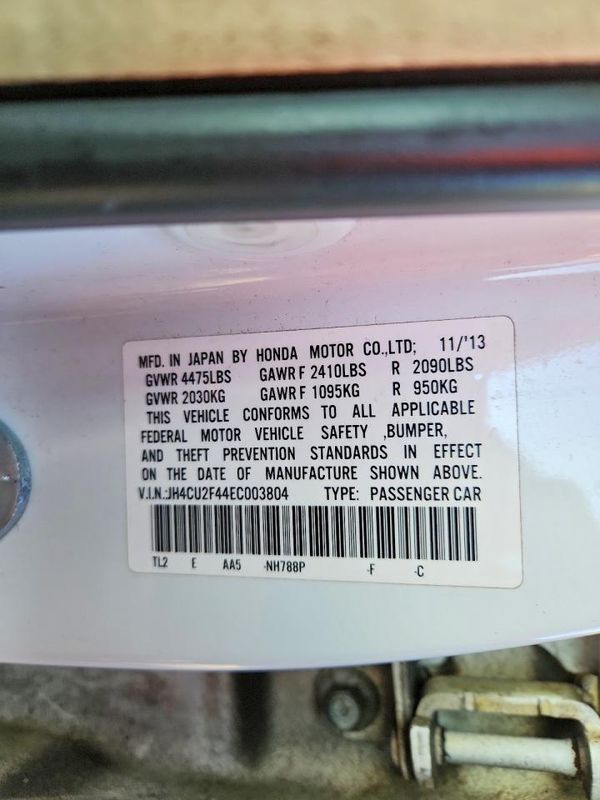 2014 ACURA TSX — VINS