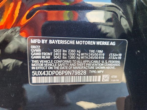 2023 BMW X3 sDrive30i — VINS