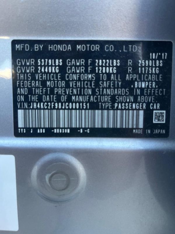 2018 ACURA RLX