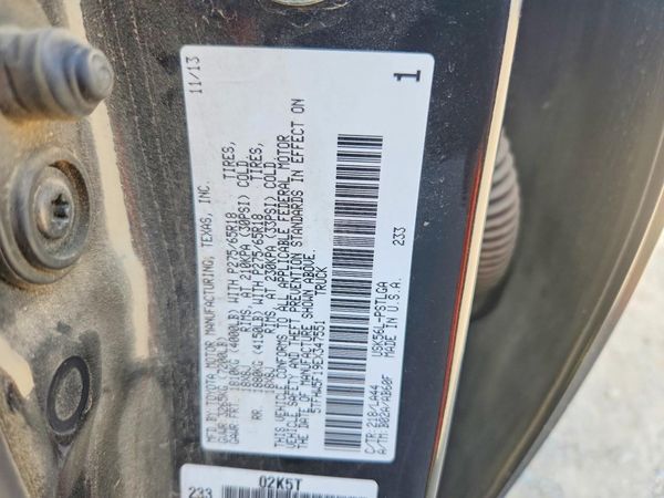 2014 TOYOTA TUNDRA Limited — VINS