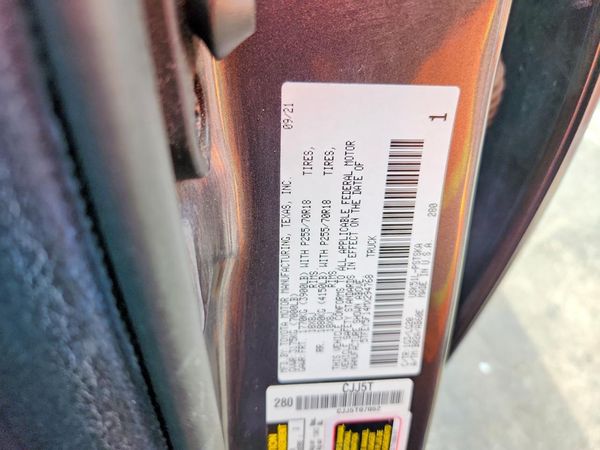 2021 TOYOTA TUNDRA SR5 grade — VINS