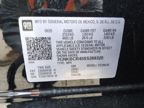 2025 CHEVROLET BLAZER 2LT — VINS