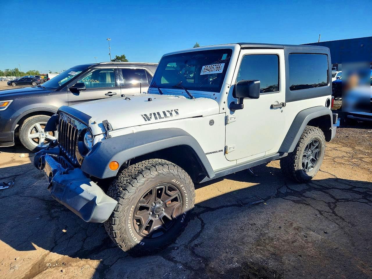 2017 JEEP WRANGLER SPORT 4X4 — Front 3/4