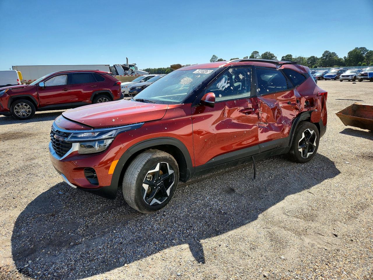 2025 KIA SELTOS S, X-Line — Front 3/4