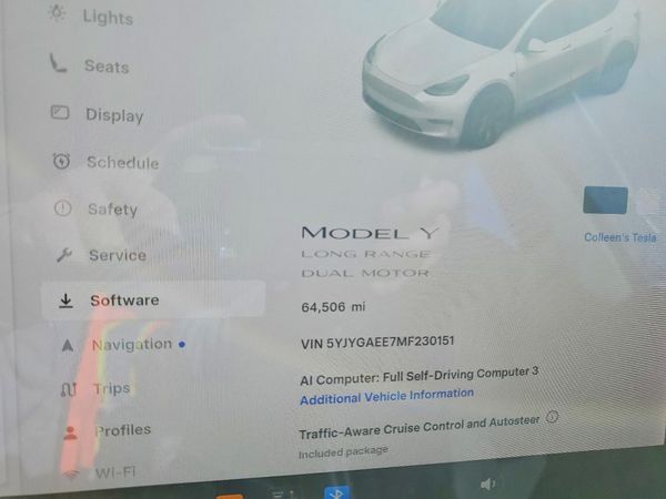 2021 TESLA MODEL Y — ODOM