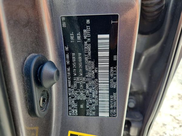 2019 TOYOTA HIGHLANDER — VINS