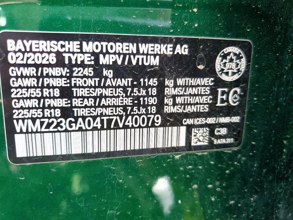 2026 MINI COUNTRYMAN — VINS