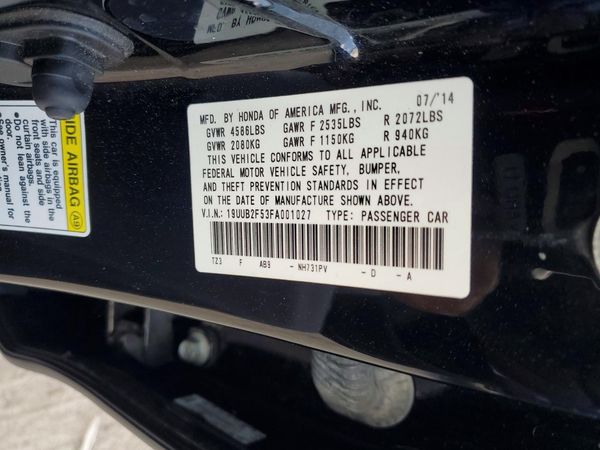 2015 ACURA TLX — VINS