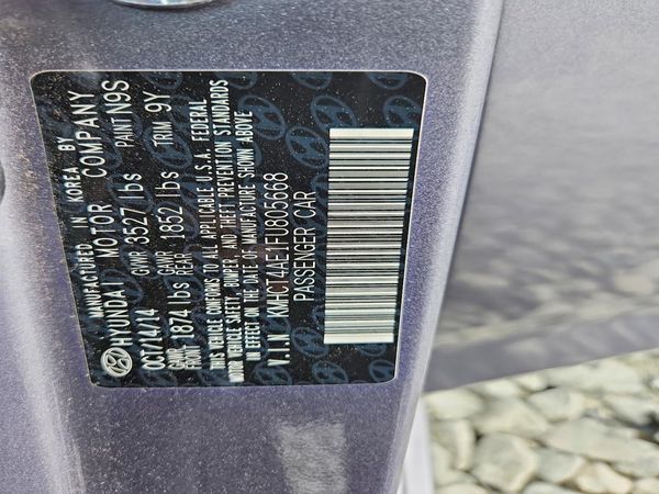 2015 HYUNDAI ACCENT — VINS