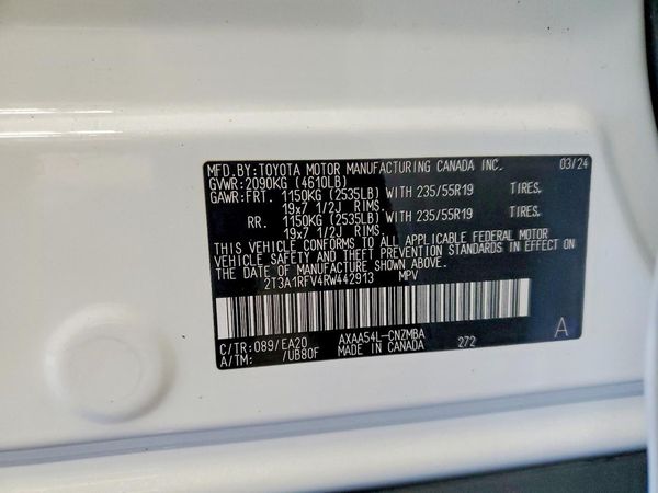 2024 TOYOTA RAV4 XLE Premium — VINS