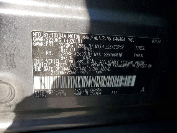 2024 TOYOTA RAV4 — VINS