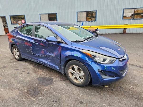 2015 HYUNDAI ELANTRA — Passenger 3/4