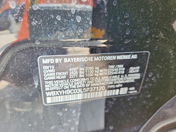 2020 BMW X2 sDrive28i — VINS