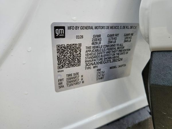 2026 CHEVROLET EQUINOX 1LT — VINS