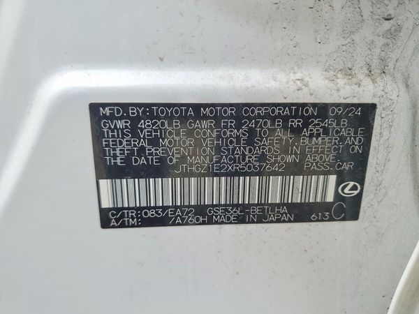 2024 LEXUS IS 350 350 F Sport — VINS