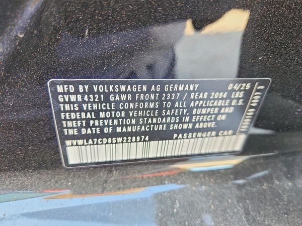 2025 VOLKSWAGEN GTI S