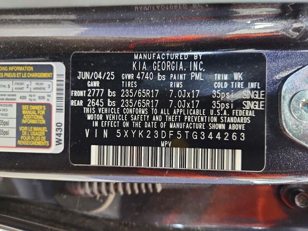 2026 KIA SPORTAGE LX — VINS