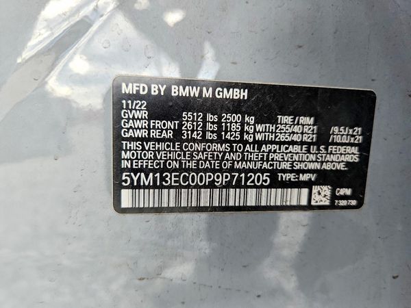 2023 BMW X3 — VINS