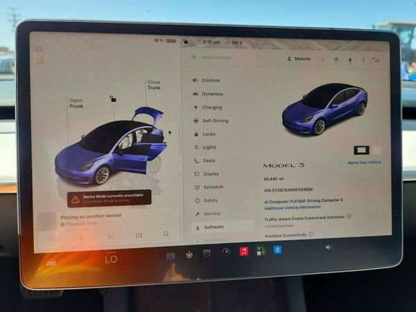 2022 TESLA MODEL 3 — ODOM
