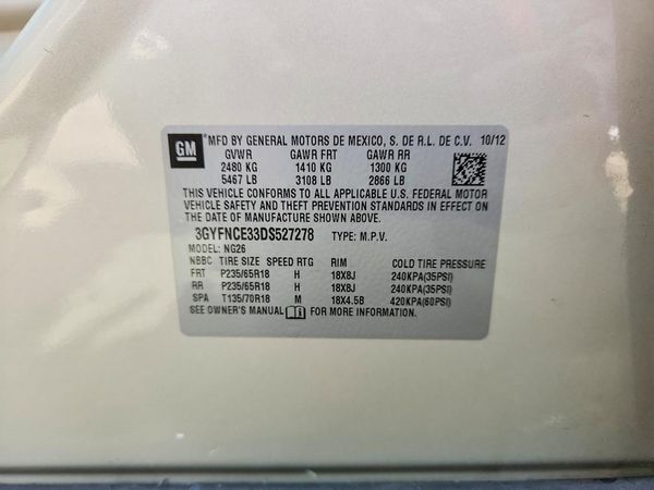 2013 CADILLAC SRX Luxury — VINS