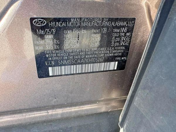 2019 HYUNDAI SANTA FE Limited, Ultimate