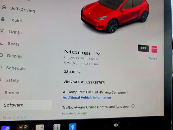 2025 TESLA MODEL Y — ODOM