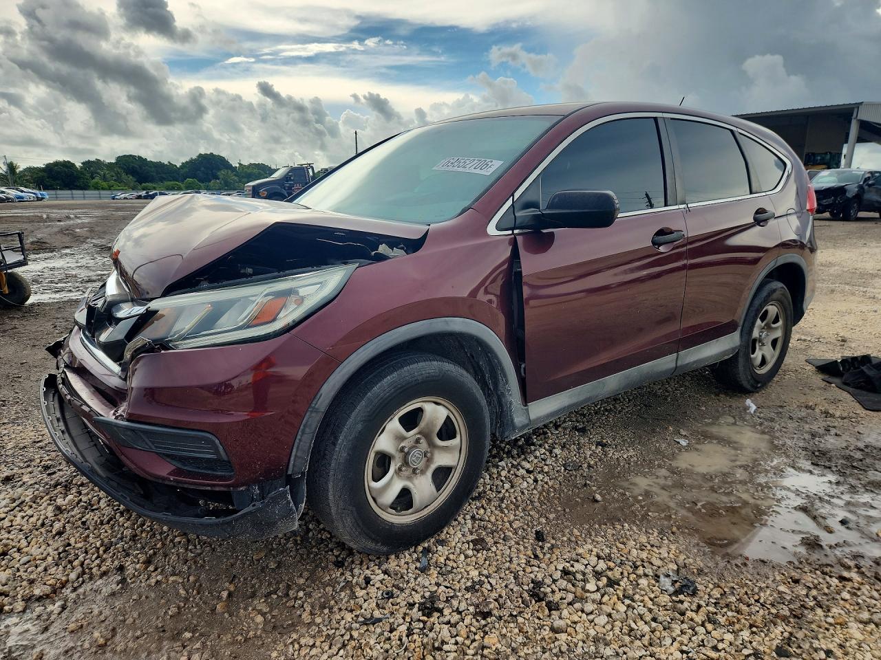2015 HONDA CRV LX — Front 3/4